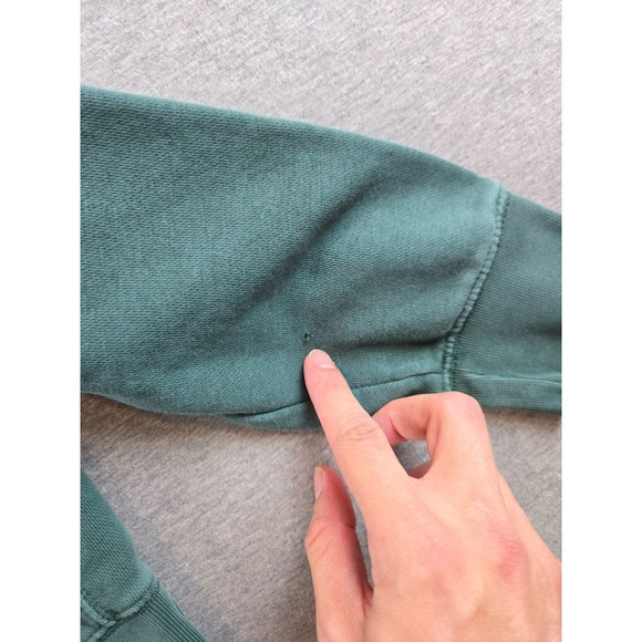 Nike Sport & Sanctuary Wellness Hoodie Sweatshirt Mens Small Green Embroidered - Picture 9 of 14